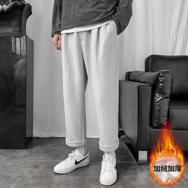 sports casual pants mens tide harlan straight leg pants solid sweatpants loose oversize trousers male thin/thicken spring winter, Black
sports casual pants mens tide harlan straight leg pants solid sweatpants loose oversize trousers male thin/thicken spring winter, Black