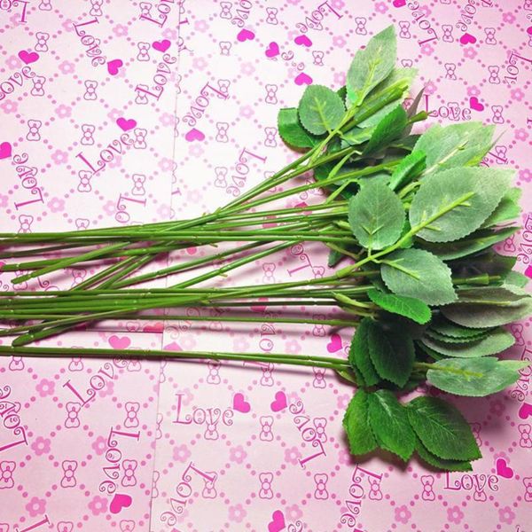 decorative flowers & wreaths 50pcs roses flower stems green leaf pole bouquet wedding diy decoration
decorative flowers & wreaths 50pcs roses flower stems green leaf pole bouquet wedding diy decoration