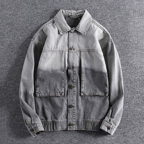 2021 american autumn winter long sleeve stitching trend loose denim jacket for men outerwear 0526 qlx9, Black;brown
2021 american autumn winter long sleeve stitching trend loose denim jacket for men outerwear 0526 qlx9, Black;brown