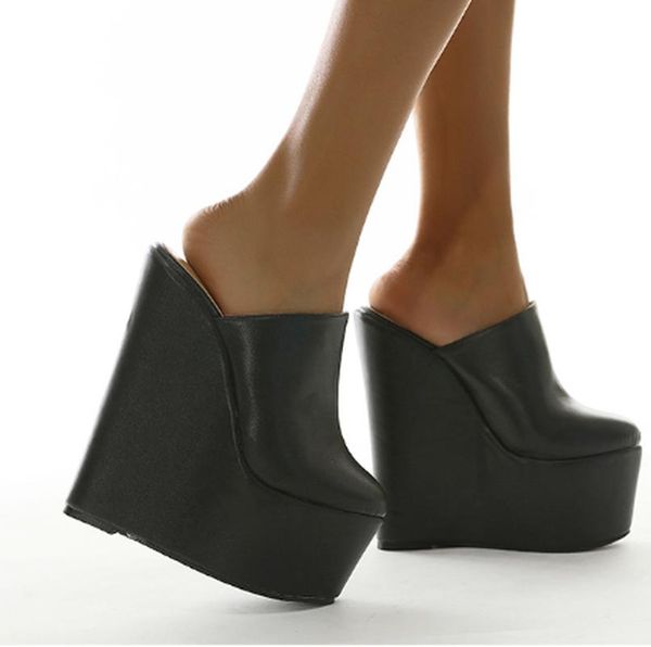 sandals pu leather waterproof super high women shoes woman slippers slides plus size sandalias mujer sapato feminino k0352, Black
sandals pu leather waterproof super high women shoes woman slippers slides plus size sandalias mujer sapato feminino k0352, Black