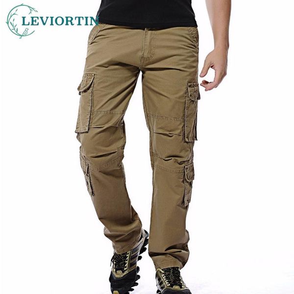 men's pants cargo mens loose army tactical multi-pocket trousers pantalon homme plus size male military overalls, Black
men's pants cargo mens loose army tactical multi-pocket trousers pantalon homme plus size male military overalls, Black