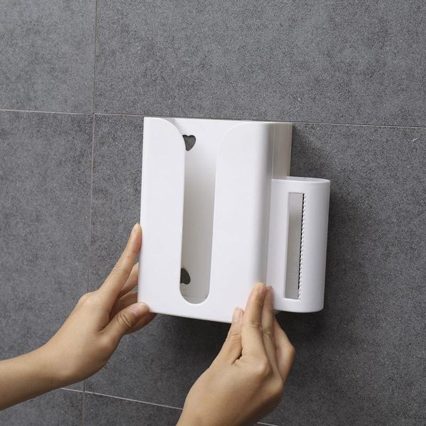 tissue boxes & napkins multi-function punch-paper-pulling garbage bag dual-purpose box seamless paste wall hanging paper rack
tissue boxes & napkins multi-function punch-paper-pulling garbage bag dual-purpose box seamless paste wall hanging paper rack