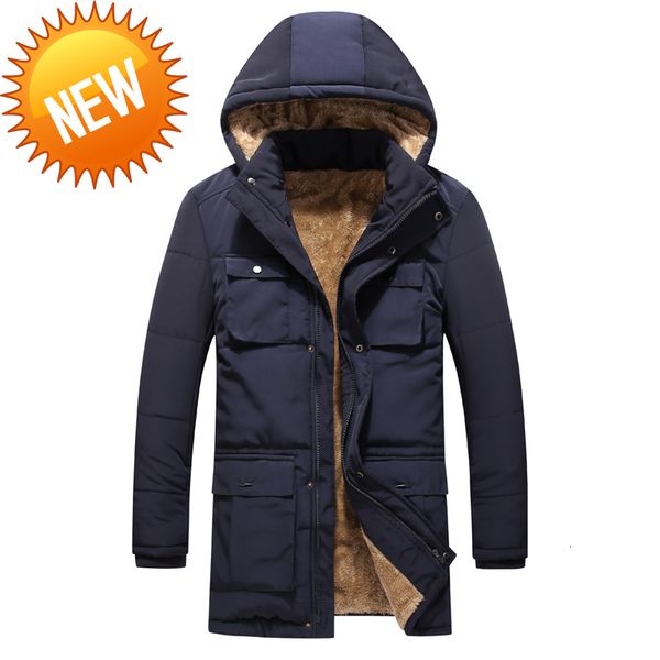 winter warm men jacket coat casual autumn fleece long thick outwear hooded multi-pocket male clothing down parka, Black
winter warm men jacket coat casual autumn fleece long thick outwear hooded multi-pocket male clothing down parka, Black