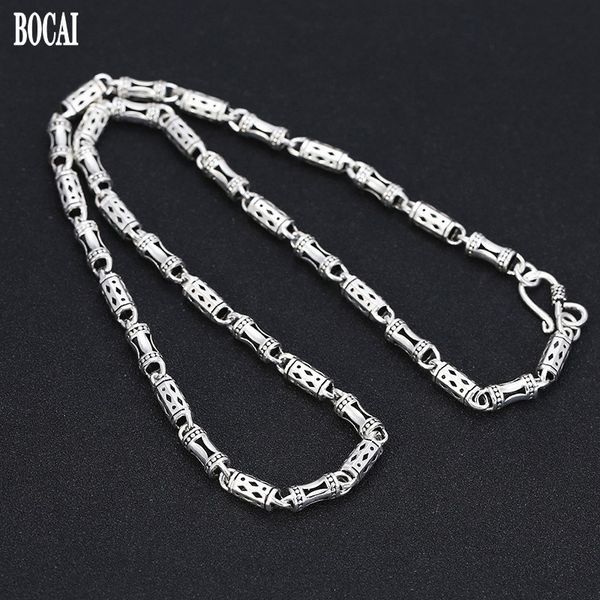2021 new real s925 pure jewelry all-match personality 6mm bamboo link chain thai sier fashion engraved man neckla z5lr, Silver
2021 new real s925 pure jewelry all-match personality 6mm bamboo link chain thai sier fashion engraved man neckla z5lr, Silver