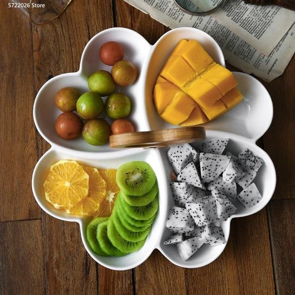 dishes & plates japanese snack plate ceramic compartment fruit creative simple shape with bamboo handle dried
dishes & plates japanese snack plate ceramic compartment fruit creative simple shape with bamboo handle dried