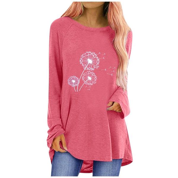 women's t-shirt women tee casual long sleeve clothing fashoin dandelion printed t shirt arrival o-neck comfy classic t-shirts, White
women's t-shirt women tee casual long sleeve clothing fashoin dandelion printed t shirt arrival o-neck comfy classic t-shirts, White