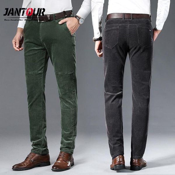 men's pants brand autumn winter corduroy men business casual mens straight elastic cotton thicken trousers 28-38, Black
men's pants brand autumn winter corduroy men business casual mens straight elastic cotton thicken trousers 28-38, Black