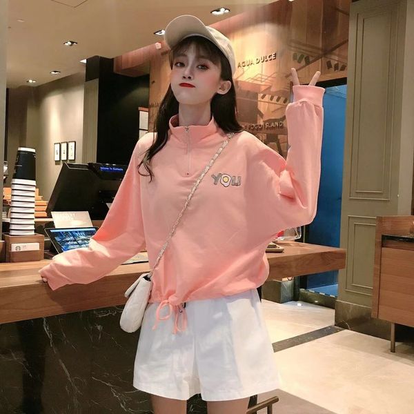2021 korean letter embroidered female sweatshirt fall new preppy style loose high schoolgirl turtleneck uhzq, Black
2021 korean letter embroidered female sweatshirt fall new preppy style loose high schoolgirl turtleneck uhzq, Black