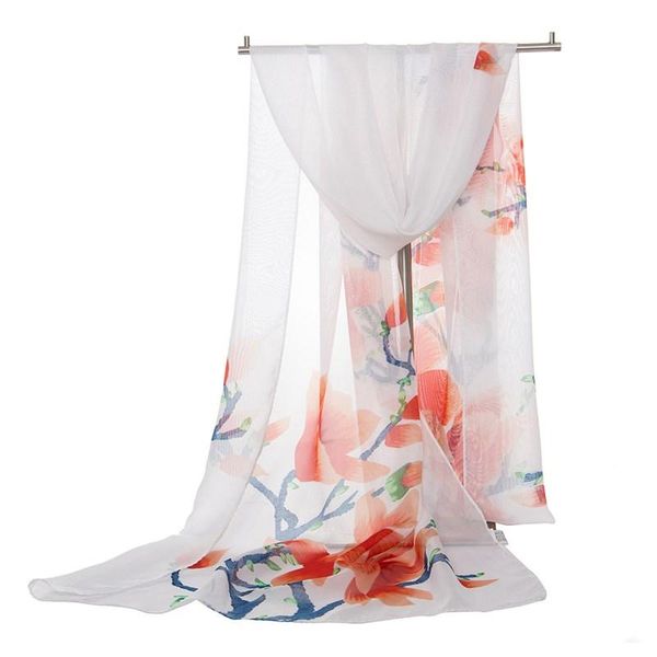 scarves chiffon scarf spring print lady floral weft wrap luxury peach blossom bandana shawl accessories 160cm, Blue;gray
scarves chiffon scarf spring print lady floral weft wrap luxury peach blossom bandana shawl accessories 160cm, Blue;gray