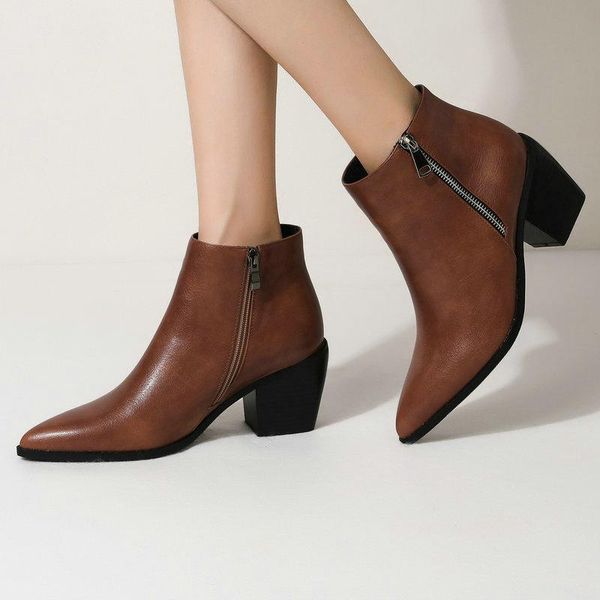 boots burgundy woman fashion winter warm ankle pointed toe chunky heel short faux leather zipper, Black
boots burgundy woman fashion winter warm ankle pointed toe chunky heel short faux leather zipper, Black