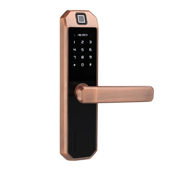 f1 smart indoor wooden door fingerprint lock double tongue intelligent anti-theft low battery alarm voice navigation
f1 smart indoor wooden door fingerprint lock double tongue intelligent anti-theft low battery alarm voice navigation