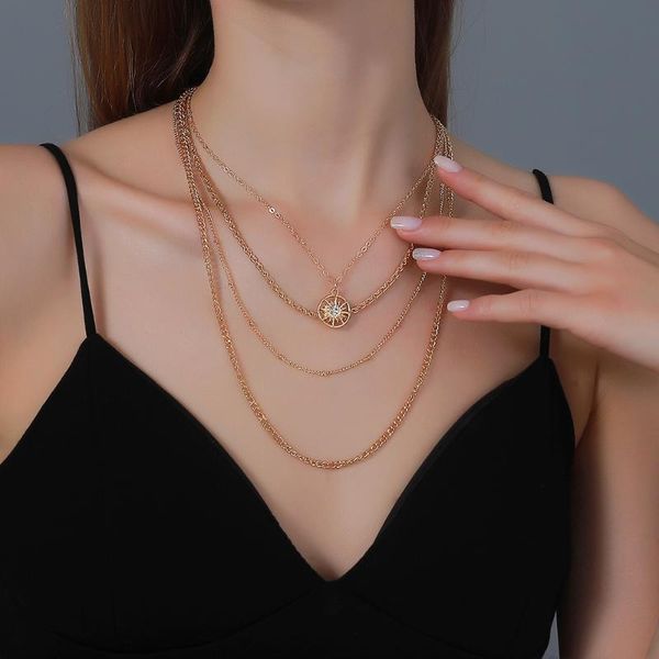 chokers european fashion metal punk style multi layer clavicle chain nightclub choker necklace, Golden;silver
chokers european fashion metal punk style multi layer clavicle chain nightclub choker necklace, Golden;silver