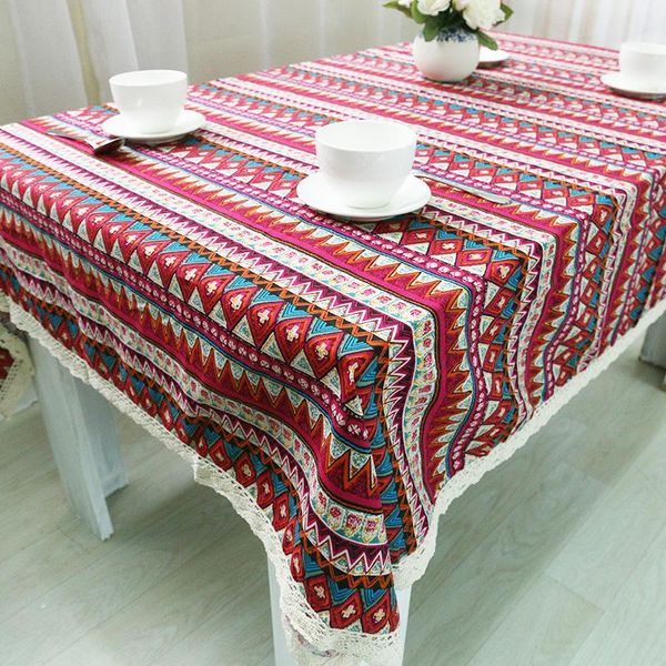 table cloth fabric ethnic style retro tablecloth cotton and linen printed dinning decoration
table cloth fabric ethnic style retro tablecloth cotton and linen printed dinning decoration