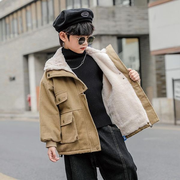 jackets fall/winter lapel boys' fur collar korean jacket children's cotton-padded clothes solid color t, Blue;gray
jackets fall/winter lapel boys' fur collar korean jacket children's cotton-padded clothes solid color t, Blue;gray