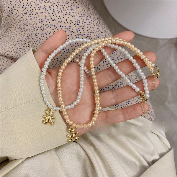 pendant necklaces elegant pearl chains necklace strand temperament cute bear for women girlfriend gift fashion exquisite jewelry, Silver
pendant necklaces elegant pearl chains necklace strand temperament cute bear for women girlfriend gift fashion exquisite jewelry, Silver