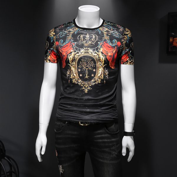 retro-printing luxury of short-sleeve men streetwear casual t-shirt 2021 will see neck clothing soft comfort nghg, White
retro-printing luxury of short-sleeve men streetwear casual t-shirt 2021 will see neck clothing soft comfort nghg, White
