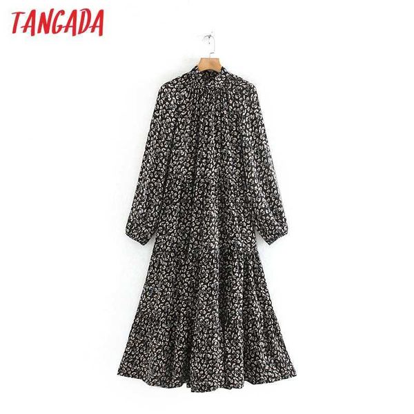 tangada autumn fashion women flowers print dress long sleeve stand collar office ladies midi dress 2w160 210609, Black;gray
tangada autumn fashion women flowers print dress long sleeve stand collar office ladies midi dress 2w160 210609, Black;gray