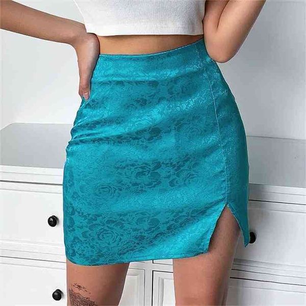 blue satin skirt woman summer high waist split vintage skirts jacquard harajuku mini skirt satin slim hip mini 210619, Black
blue satin skirt woman summer high waist split vintage skirts jacquard harajuku mini skirt satin slim hip mini 210619, Black