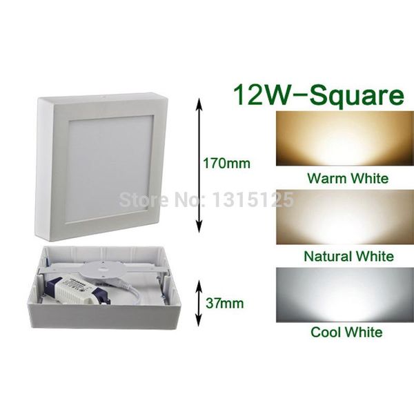 aluminum square led panel light / 12w surface panel wall ceiling down lights wholesale mount bulb lamps ing
aluminum square led panel light / 12w surface panel wall ceiling down lights wholesale mount bulb lamps ing