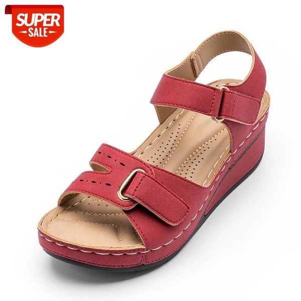 2021 women's retro sandals wedge summer hook&loop ladies flats sewing platform female open toe sandals plus size woman shoes #gk6u, Black
2021 women's retro sandals wedge summer hook&loop ladies flats sewing platform female open toe sandals plus size woman shoes #gk6u, Black