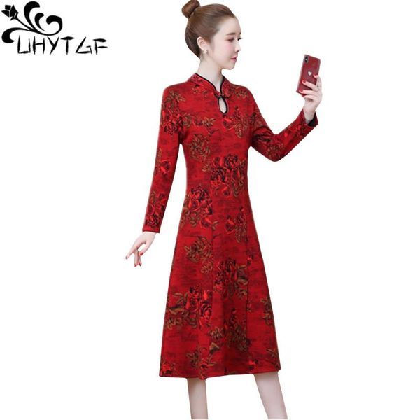 casual dresses uhytgf womens fashion retro cheongsam female autumn winter dress long sleeve pullover plus velvet thick 792, Black;gray
casual dresses uhytgf womens fashion retro cheongsam female autumn winter dress long sleeve pullover plus velvet thick 792, Black;gray