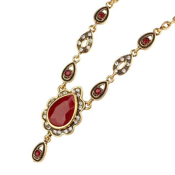 pendant necklaces vintage bohemia statement necklace antique gold color 3 resin elegant women year gift, Silver
pendant necklaces vintage bohemia statement necklace antique gold color 3 resin elegant women year gift, Silver