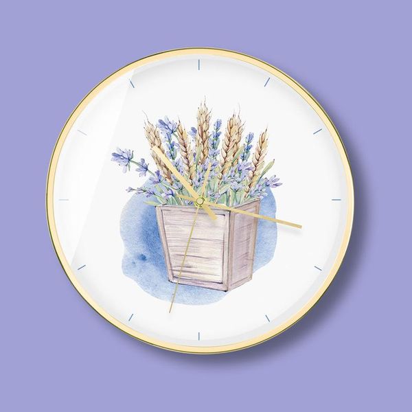 wall clocks idyllic lavender nordic fresh wind clock living room decorative painting murals round creative design
wall clocks idyllic lavender nordic fresh wind clock living room decorative painting murals round creative design