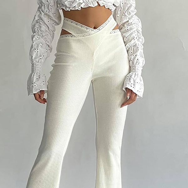 women's pants & capris women white lace lace-up flared boot cut slim fitness sweat flare hollow out trousers streetwear casual, Black;white
women's pants & capris women white lace lace-up flared boot cut slim fitness sweat flare hollow out trousers streetwear casual, Black;white