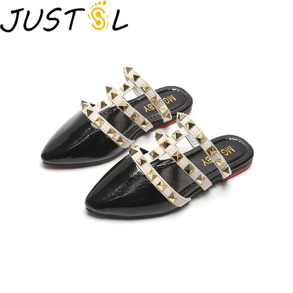 slipper justsl children' fashion slippers girls spring summer 2021 roman shoes kids rivets princess size 26-35, Black;grey
slipper justsl children' fashion slippers girls spring summer 2021 roman shoes kids rivets princess size 26-35, Black;grey