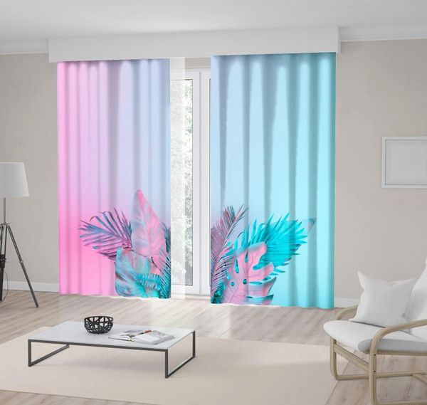 curtain & drapes tropical palm leaves in holographic colors minimal surrealism artwork pink aqua
curtain & drapes tropical palm leaves in holographic colors minimal surrealism artwork pink aqua