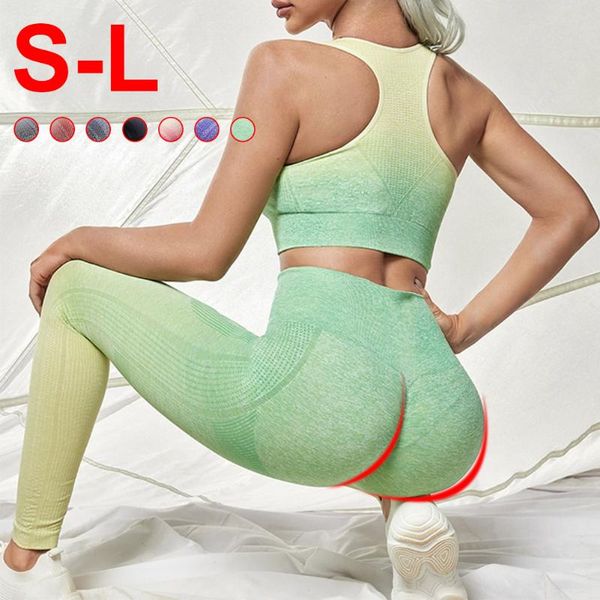 gym clothing 2 piece workout set women seamless yoga outfits high waist leggings push up bra fitness sports activewear tracksuit, White;black
gym clothing 2 piece workout set women seamless yoga outfits high waist leggings push up bra fitness sports activewear tracksuit, White;black