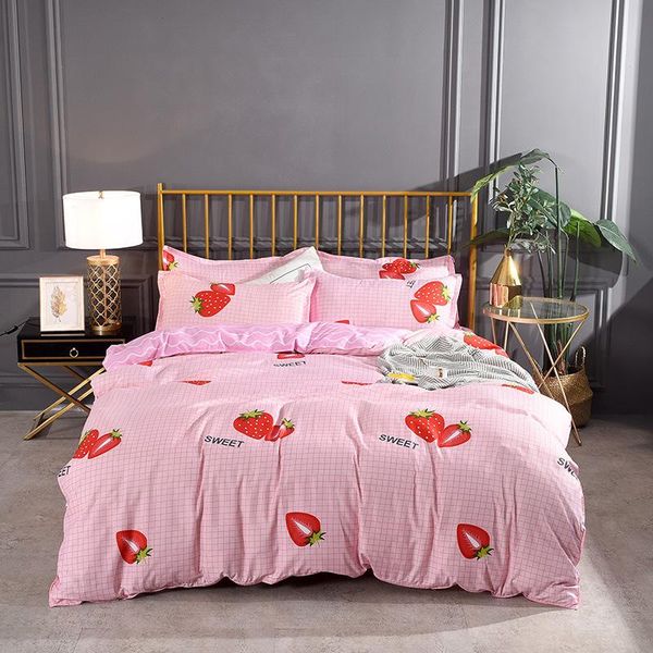 bedding sets home textile sweet strawberry plaid duvet cover pillow case bed sheet soft single double king twin set oceania
bedding sets home textile sweet strawberry plaid duvet cover pillow case bed sheet soft single double king twin set oceania