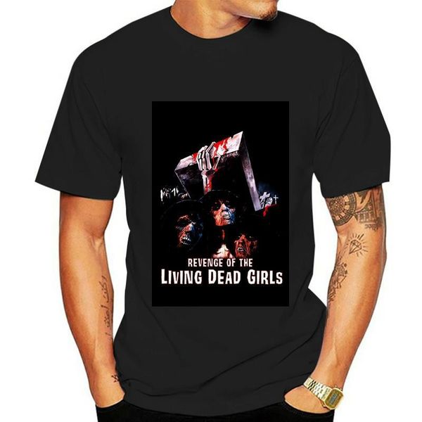 men's t-shirts revenge of the dead men t shirt, White;black 
men's t-shirts revenge of the dead men t shirt, White;black