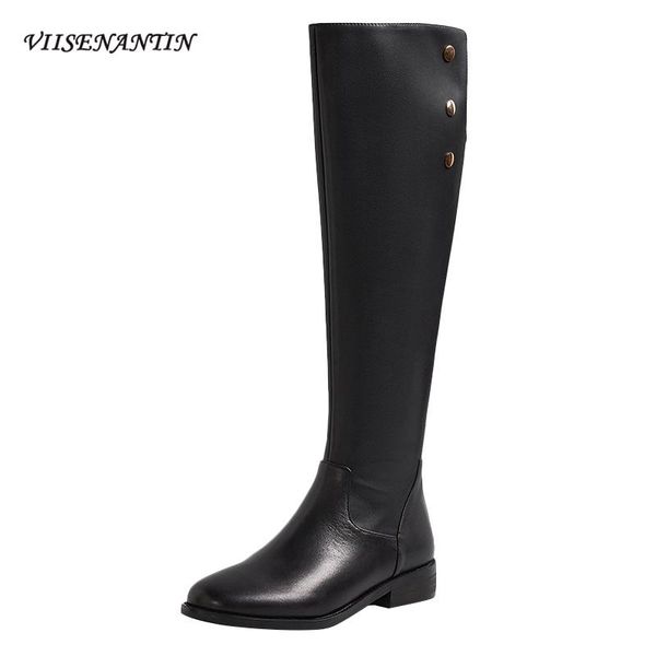 boots women's slim low-heeled knee high riding small knee-length plus velvet autumn and winter knight bootsbotas de mujer, Black
boots women's slim low-heeled knee high riding small knee-length plus velvet autumn and winter knight bootsbotas de mujer, Black