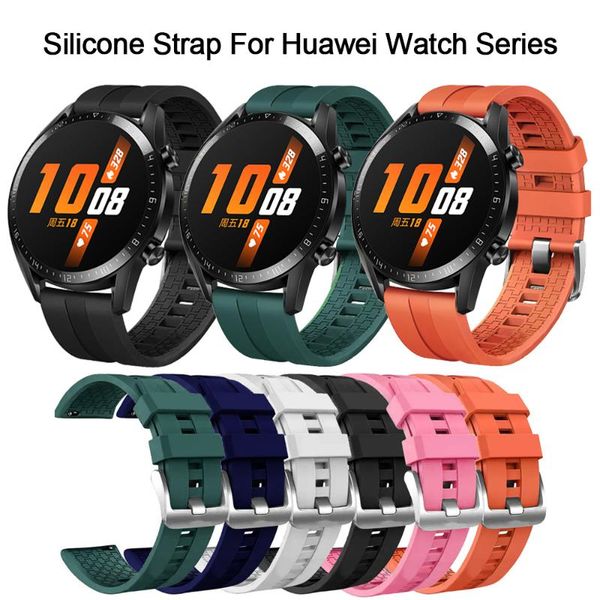 watch bands silicone straps on for huawei gt / active 46mm honor magic watchbands replacement soft correa de reloj, Black;brown
watch bands silicone straps on for huawei gt / active 46mm honor magic watchbands replacement soft correa de reloj, Black;brown