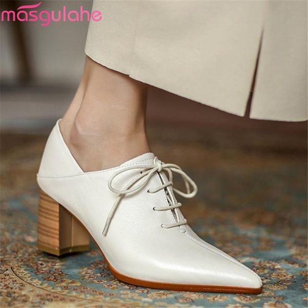 dress shoes masgulahe 2021 arrival fashion women pumps genuine leather thick high heels pointed toe spring autumn office, Black
dress shoes masgulahe 2021 arrival fashion women pumps genuine leather thick high heels pointed toe spring autumn office, Black
