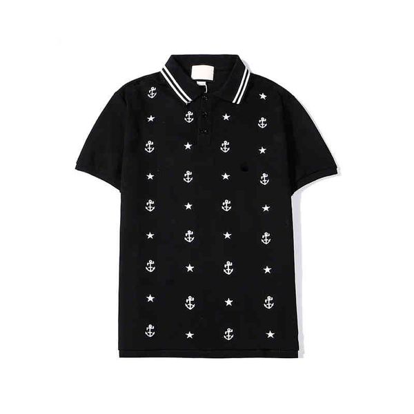 men's polos european and american menswear designer summer home polo shirts men's high-quality -selling alphabet hip-hop embroider, White;black
men's polos european and american menswear designer summer home polo shirts men's high-quality -selling alphabet hip-hop embroider, White;black