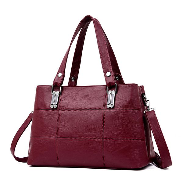 european and american temperament portable mummy bag wild one-shoulder large-capacity fashion stitching messenger casual tote bags
european and american temperament portable mummy bag wild one-shoulder large-capacity fashion stitching messenger casual tote bags