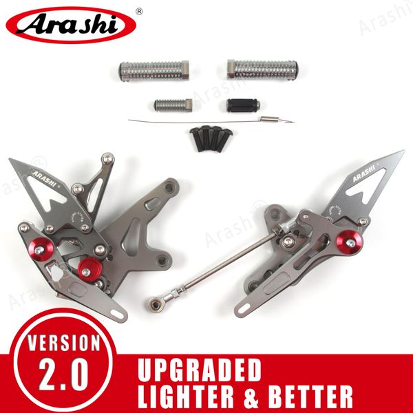 arashi ( version 2.0 ) adjustable rearsets footrests footpegs foot peg for kawasaki ninja 400 / z400 / abs / krt edition 2018 - 2019
arashi ( version 2.0 ) adjustable rearsets footrests footpegs foot peg for kawasaki ninja 400 / z400 / abs / krt edition 2018 - 2019