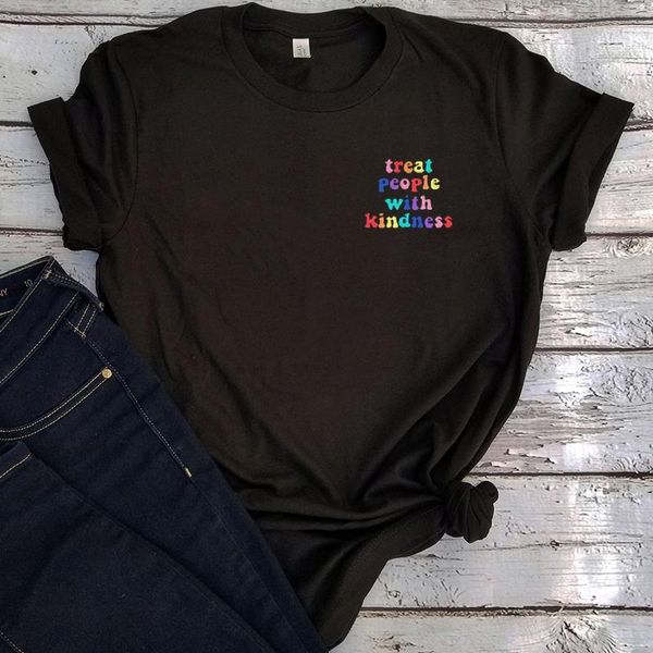women's t-shirt treat people with kindness shirts summer vintage women 2021 graphic tee for geometric xl, White
women's t-shirt treat people with kindness shirts summer vintage women 2021 graphic tee for geometric xl, White