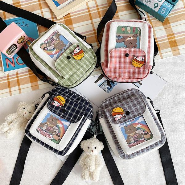 evening bags 2021 small square bag japanese plaid cute girl shoulder korean casual pastoral style student messenger
evening bags 2021 small square bag japanese plaid cute girl shoulder korean casual pastoral style student messenger