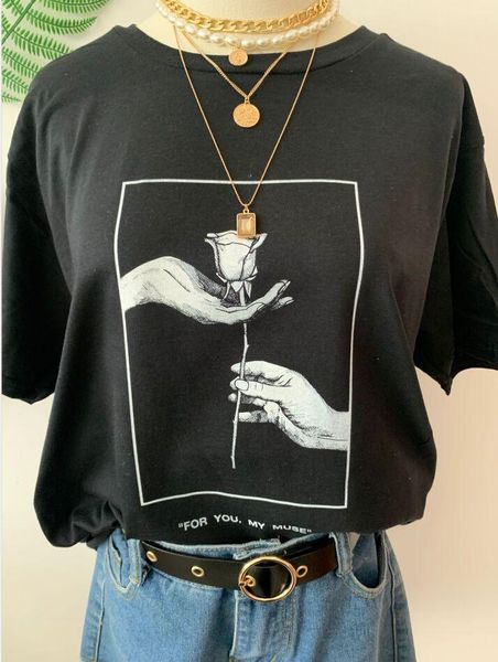 women's t-shirt sunfiz yf for you my muse aesthetic black summer fashion grunge style tee cute art shirt, White
women's t-shirt sunfiz yf for you my muse aesthetic black summer fashion grunge style tee cute art shirt, White