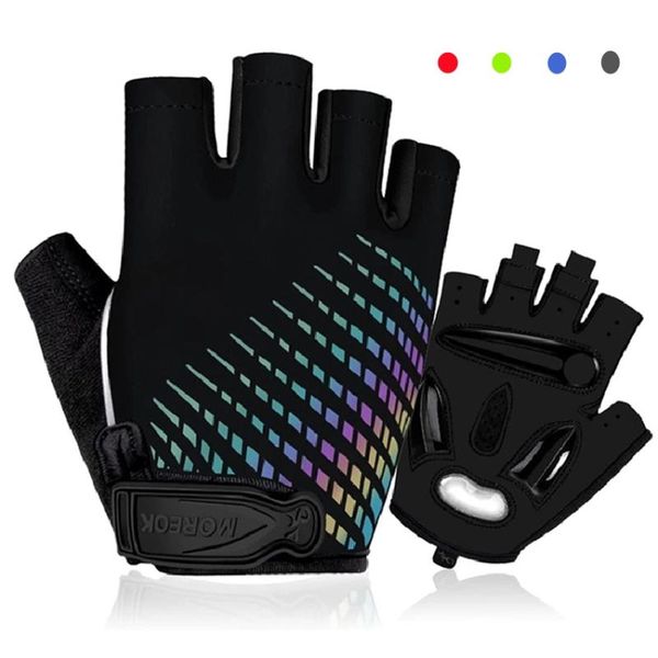 cycling gloves reflective half finger shockproof breathable mtb road bicycle glove bike equipment men women motorcycle, Black
cycling gloves reflective half finger shockproof breathable mtb road bicycle glove bike equipment men women motorcycle, Black