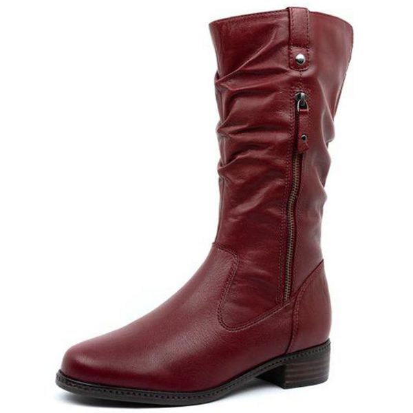 boots elegant pleated 2021 autumn concise office women low heel mid-calf shoes woman, Black
boots elegant pleated 2021 autumn concise office women low heel mid-calf shoes woman, Black