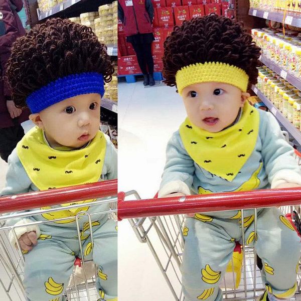 caps & hats kids hat handmade cotton wool baby boys girls fashion beanie children's headdress autumn winter wig pography props, Yellow
caps & hats kids hat handmade cotton wool baby boys girls fashion beanie children's headdress autumn winter wig pography props, Yellow