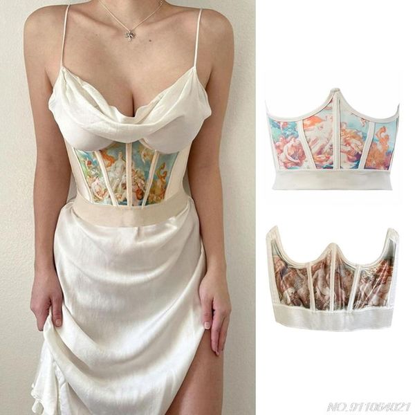 belts women vintage angel print corset wrap girdle boned waist shaper underbust bustier cincher elastic slim belt shapewear wholesales, Black;brown
belts women vintage angel print corset wrap girdle boned waist shaper underbust bustier cincher elastic slim belt shapewear wholesales, Black;brown