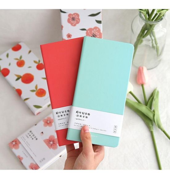 notepads 2021 simple weekly planner notebook 9x18cm pocket daily plan diary portable bag book, Purple;pink
notepads 2021 simple weekly planner notebook 9x18cm pocket daily plan diary portable bag book, Purple;pink