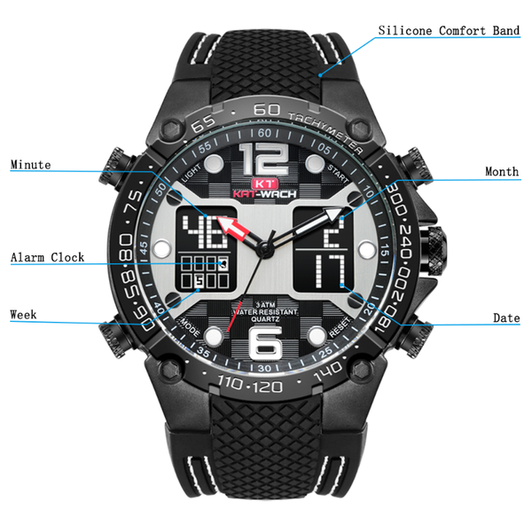 wristwatches kt watches men 2021 quartz sports leather wrist watch gifts luxury waterproof chronograph analog digital mans black kt717, Slivery;brown
wristwatches kt watches men 2021 quartz sports leather wrist watch gifts luxury waterproof chronograph analog digital mans black kt717, Slivery;brown