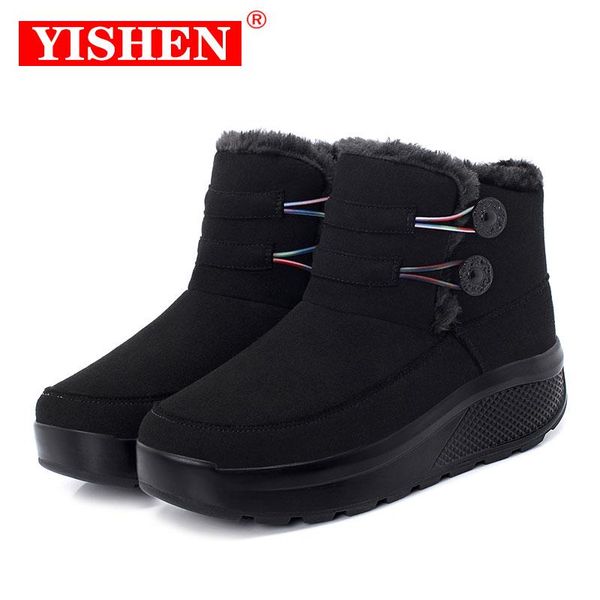 boots yishen women ankle warm suede soft plush winter snow casual chunky shoes ladies booties femmes bottes size 35-42, Black
boots yishen women ankle warm suede soft plush winter snow casual chunky shoes ladies booties femmes bottes size 35-42, Black