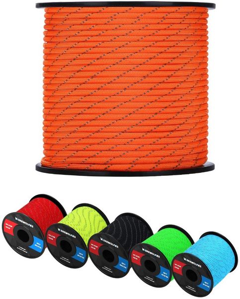 outdoor gadgets werewolves reflective 550 paracord - 60 meters 100% nylon, 7 strand utility parachute cord for camping tent lanyard rope
outdoor gadgets werewolves reflective 550 paracord - 60 meters 100% nylon, 7 strand utility parachute cord for camping tent lanyard rope